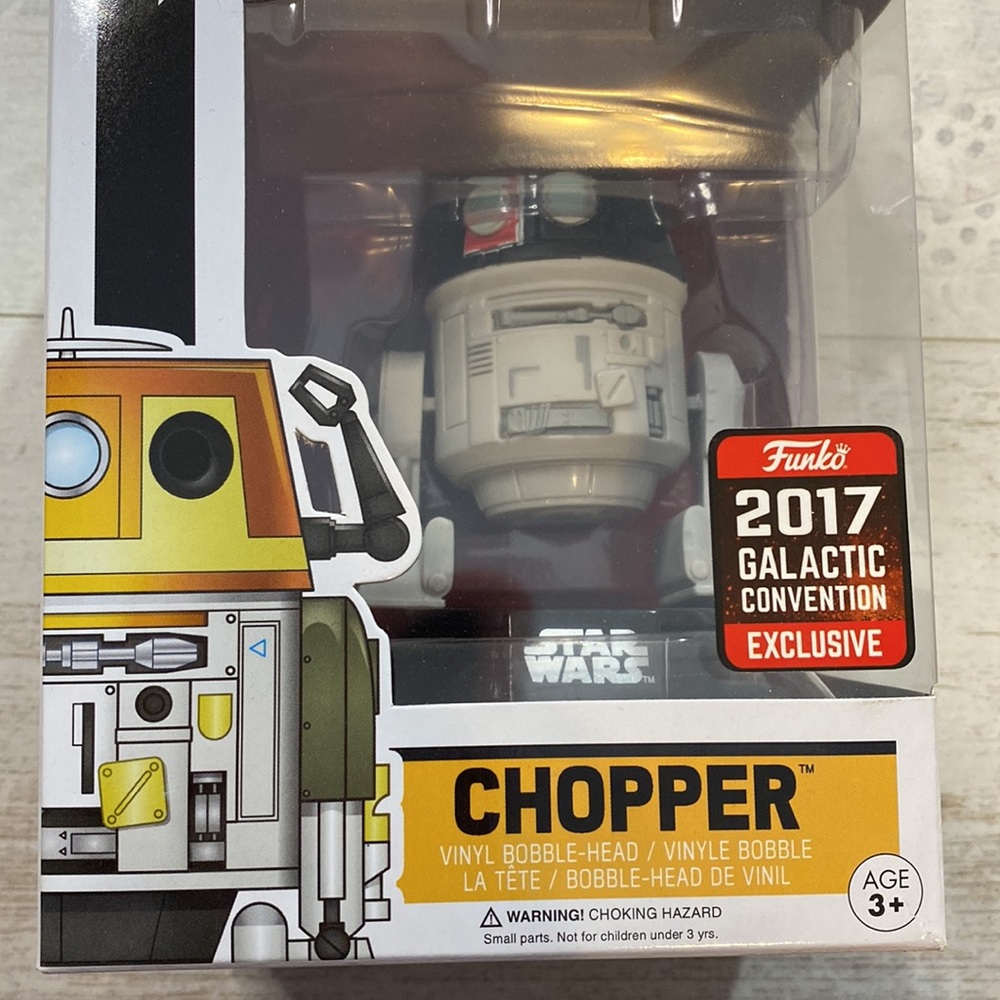 Funko Pop Chopper #133 Star Wars Rebels Exclusive Bobble Head - Picture 3 of 9